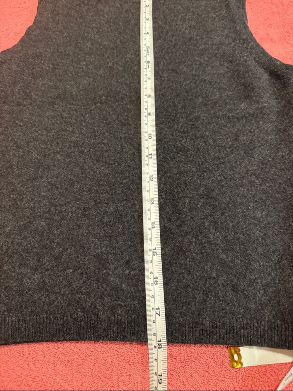 Banana Republic Charcoal Sleeveless Turtleneck Sweater - Picture 5 of 8